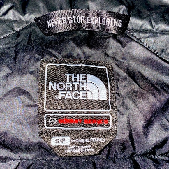 THE NORTH FACE summit series goose down warm coat with hood tiny flaw size SP - Picture 6 of 16